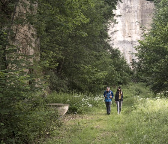 Tuffsteinwand, © K.-P. Kappest