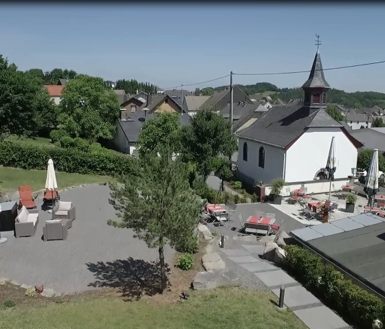 Terrasse vue d'en haut, © Zum Bockshahn