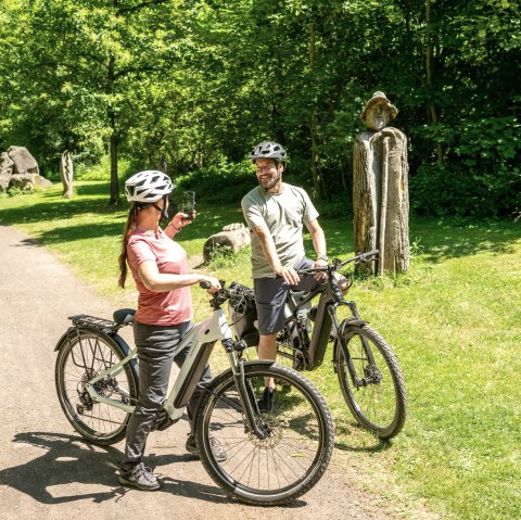 Fietsen door het Nettepark, © Eifel Tourismus GmbH/Dominik Ketz