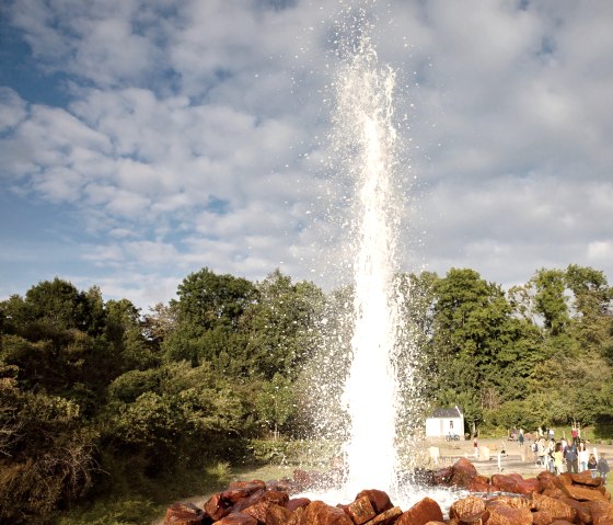 Ziel am Vulkanpark-Radweg: Geysir in Andernach, © Vulkanpark GmbH, Martin Christ