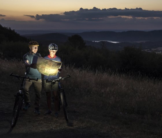 Rad Ausflug Nacht, © Kappest/Vulkanregion Laacher See