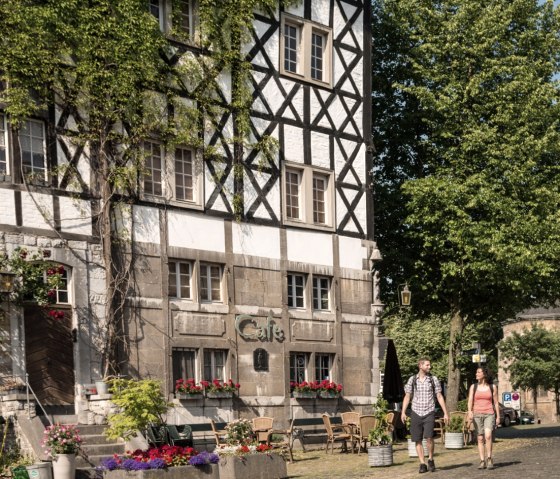 The market square in Kornelimünster on the Eifelsteig trail, © Eifel Tourismus/D. Ketz