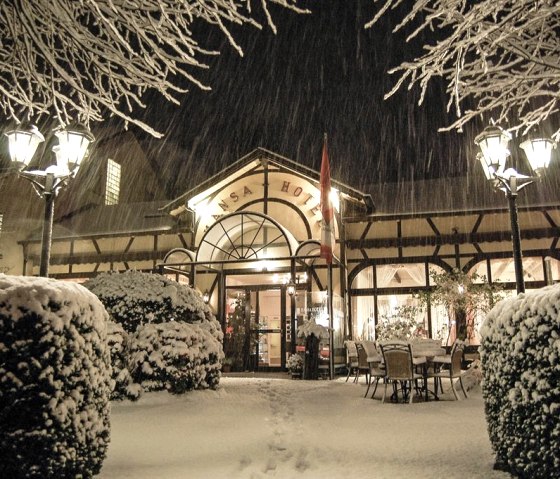 Winter am Hotel HANSA, © A. Rüber