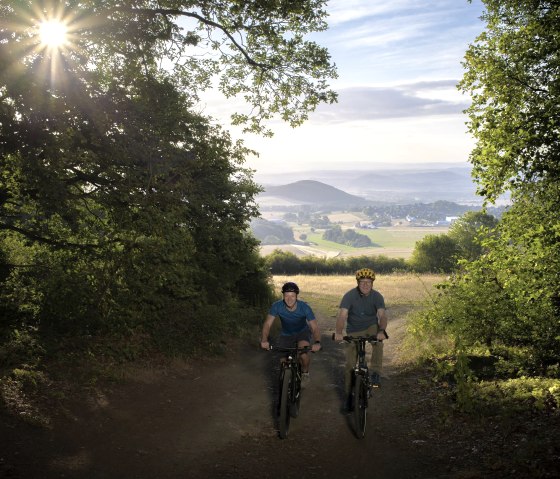 Rad im Grünen, © Vulkanregion / Kappest