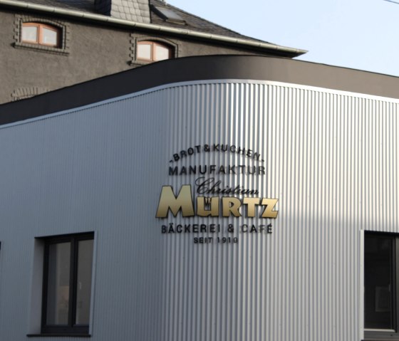 Café Mürtz - Schriftzug, © VG Pellenz/Chagas da Silva