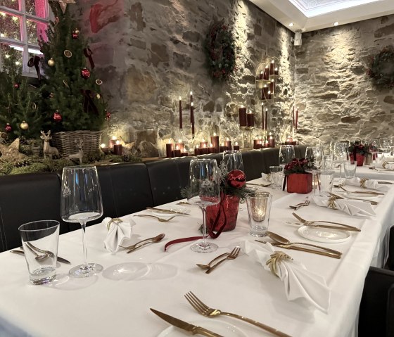 Weihnachten im Restaurant, © Schloss Burgbrohl GmbH