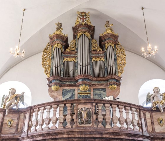 Orgue de l'église baroque de Saffig, © Kappest/Vulkanregion Laacher See