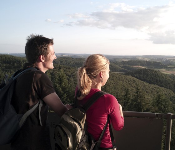 Waldseepfad Rieden - Ausblick vom Gänsehalsturm, © Traumpfade/Kappest