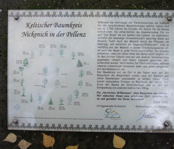 Keltischer Baumkreis, © VG Pellenz/Manea