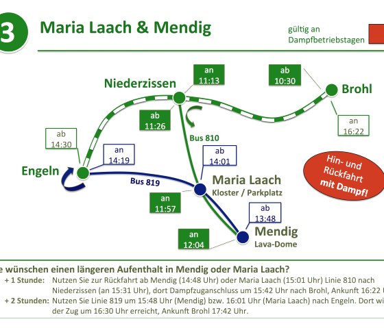 Tour Niederzissen-Maria Laach-Mendig, © Vulkan Expreß