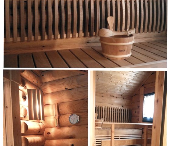 Sauna, © Blockhaus am Waldsee Rieden